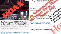 Media Harian Wawasan Rilis Berita Hoax Terkait SPBU Kenteng Boyolali dan Plagiat Copy Paste Pemberitaan