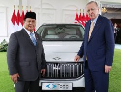 Presiden Erdogan Beri Hadiah Mobil Listrik Togg T10X Ke Prabowo Sebagai Simbol Persahabatan Indonesia-Turki