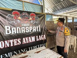 Tim Gabungan Gerebek Lokasi Diduga Tempat Judi Sabung Ayam di Purbalingga