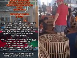 Diduga di Bekingi Anggota Dewan dan Aparat, Lomba Sabung Ayam di Purbalingga Berhadiah 1 Unit Sepeda Motor