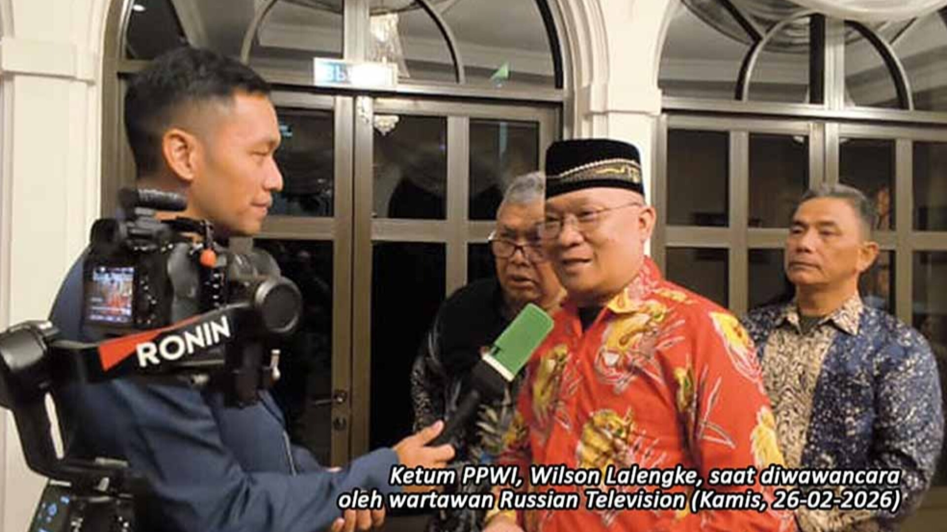 Wilson Lalengke Berikan Pandangan tentang Hubungan Indonesia–Rusia dalam Wawancara Televisi Rusia