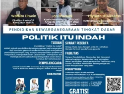 LestraCP Gelar Pendidikan Kewarganegaraan “Politik Itu Indah” untuk Warga Muda Jawa Tengah