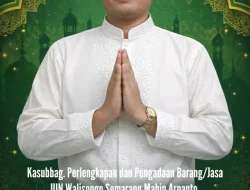Mahin Arnanto Sampaikan Ucapan Idulfitri, Ajak Perkuat Kebersamaan dan Integritas Kerja