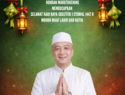 Ketua DPRD Kabupaten Semarang Bondan Marutohening Sampaikan Ucapan Selamat Idulfitri kepada Masyarakat