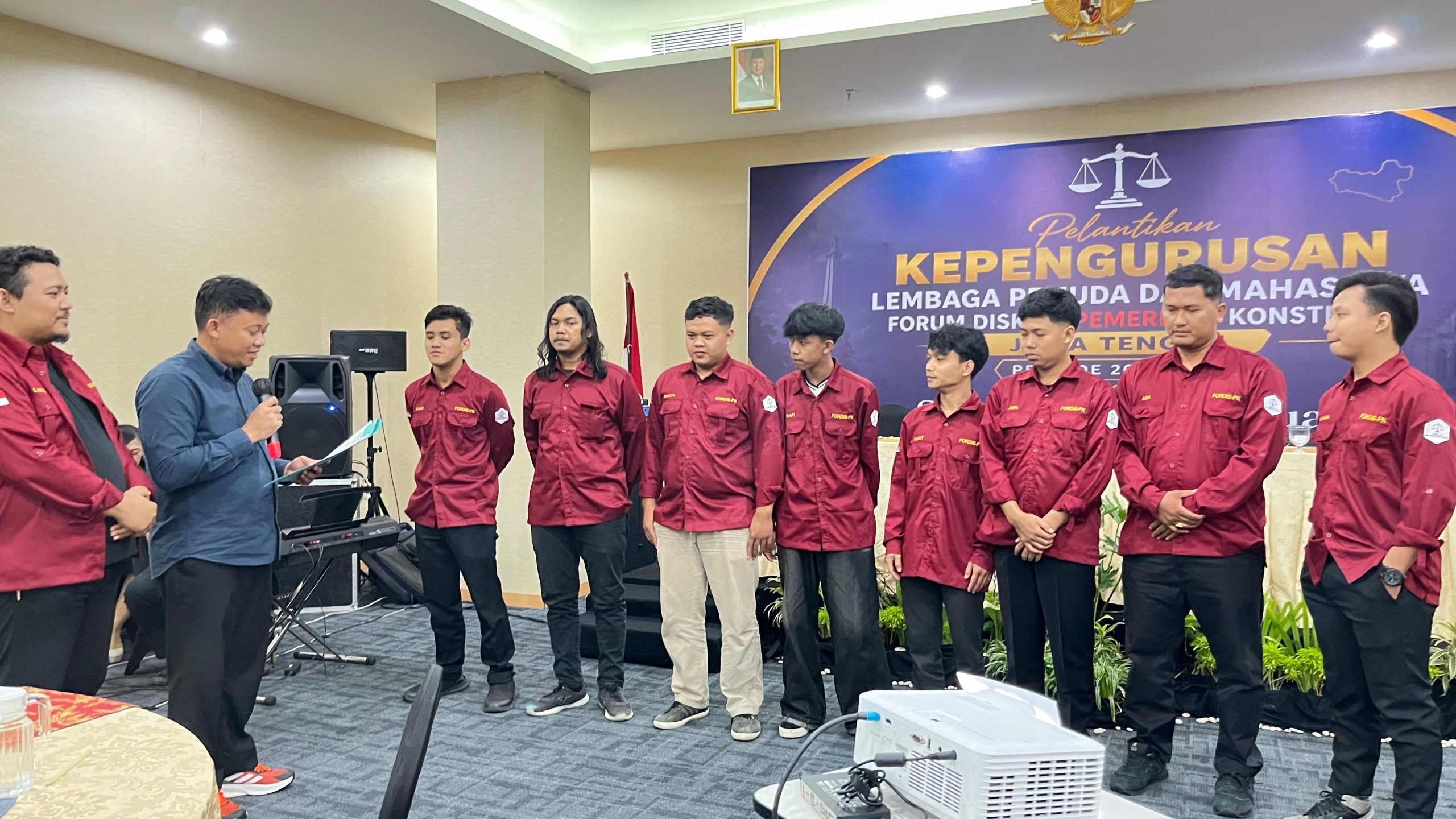 Pelantikan Direktur FORDIS-PK Jateng di Hotel Aston Semarang Dihadiri Tokoh Mahasiswa dan Pemuda