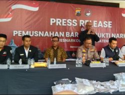 Polda Jateng Gagalkan Peredaran 1,54 Kilogram Sabu, 554 Tersangka Diamankan